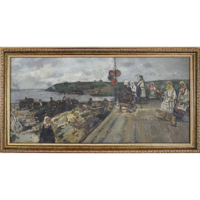 Радимов Павел Александрович. Паром на Волге